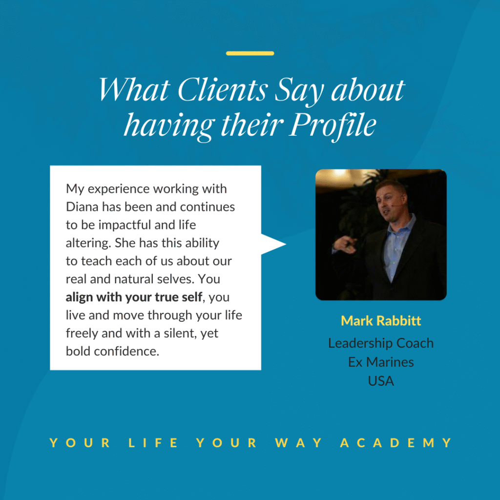 Testimonial for Diana Dentinger on Your Life Your Way Academy