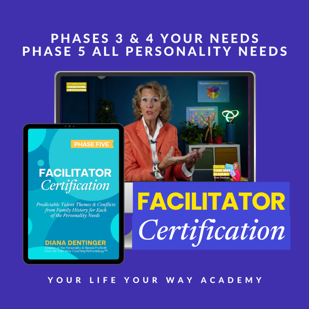 Faciliatator Certification Phases 3 to 5 with Diana Dentinger on Your Life Your Way Academy