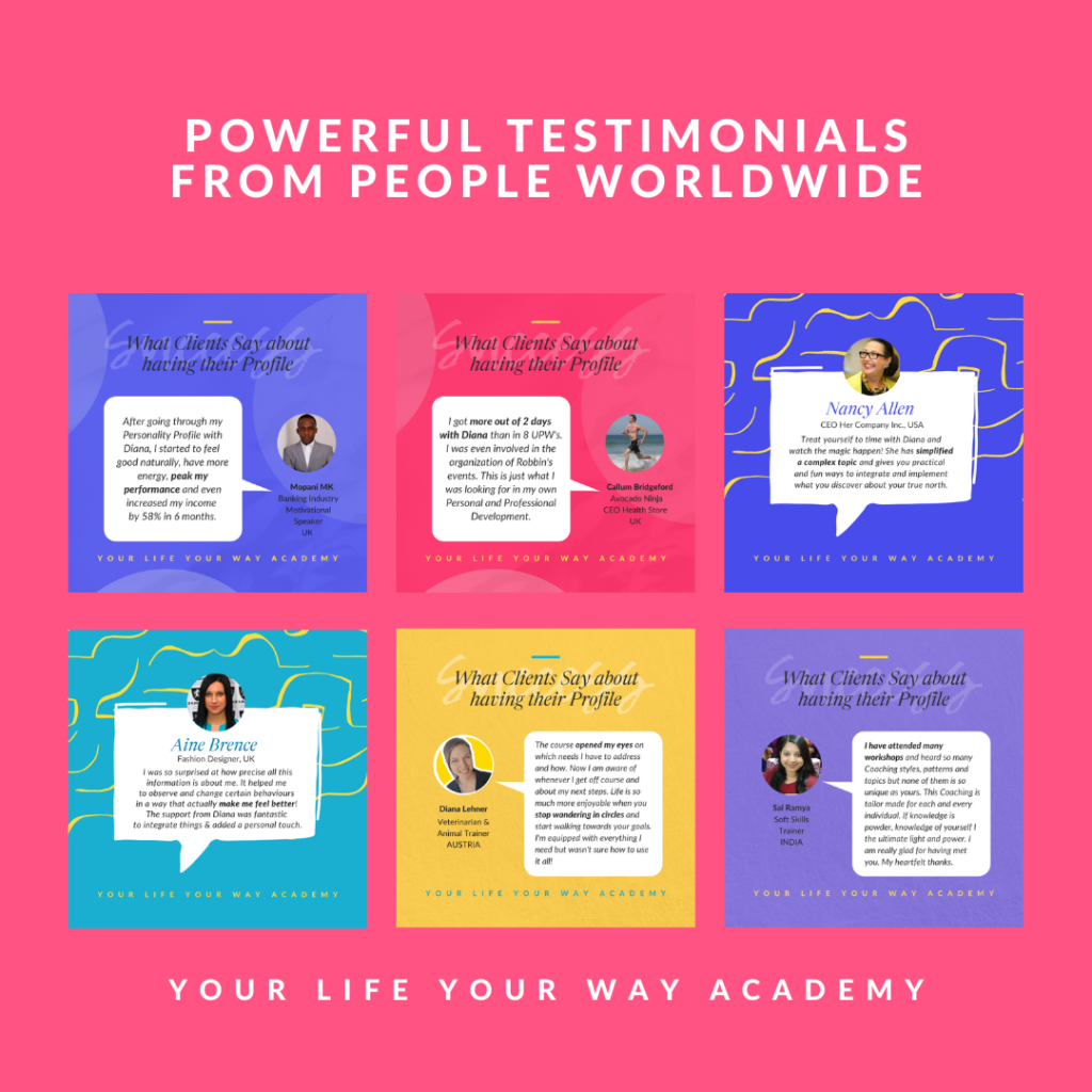 Couples Coaching with Diana Dentinger on Your Life Your Way Academy 1